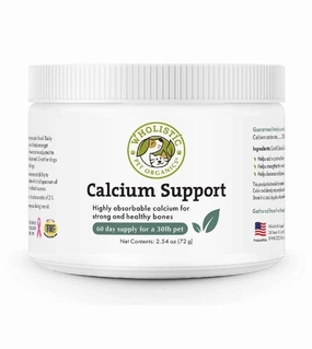 Wholistic Pet Organics Calcium Support Pet Supplement dog hygiene,clean pet