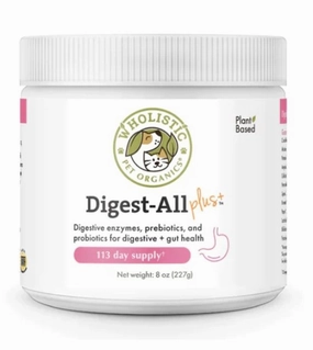 Wholistic Pet Organics Digest-All Plus Dog Supplements pet housekeeping,dog mess kit