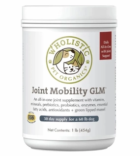 Wholistic Pet Organics Joint Mobility GLM Dog Supplements dog hygiene,clean pet