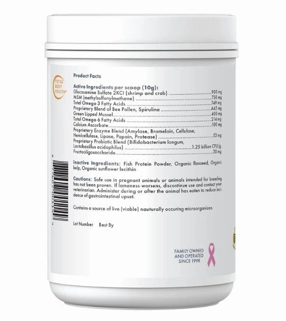 Wholistic Pet Organics Joint Mobility GLM Dog Supplements
