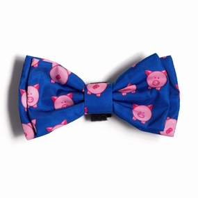 Wilbur The Pig Dog Bow Tie dog collar accessory,collar decor