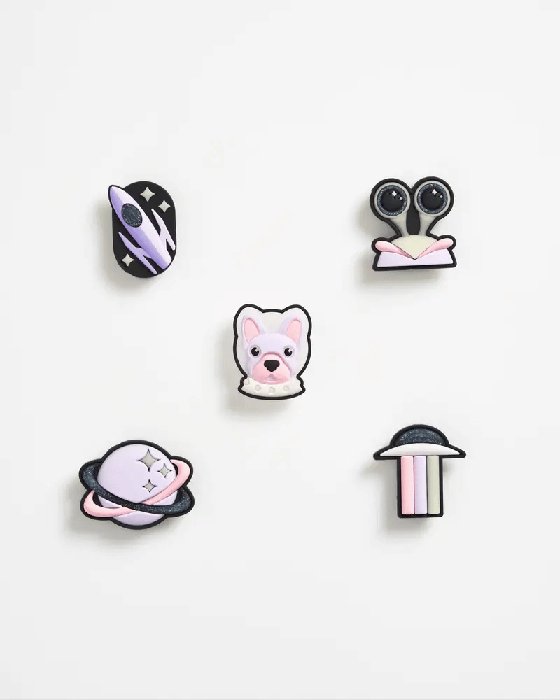 Wild One Glow-In-The-Dark Flair Charms Pack For Leash & Collar (Space)
