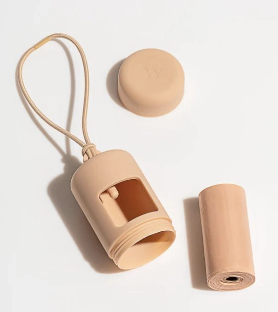 Wild One Poop Bag Carrier and Roll (Blush)
