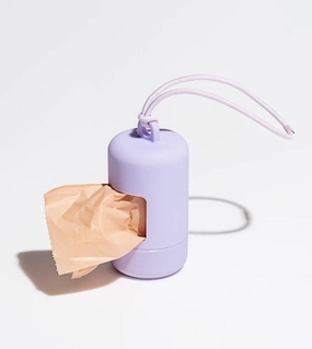 Wild One Poop Bag Carrier and Roll (Lilac) odor remover,dog cleaning