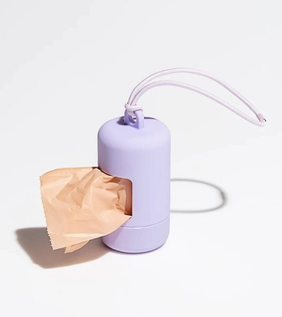 Wild One Poop Bag Carrier and Roll (Lilac) odor remover,dog cleaning