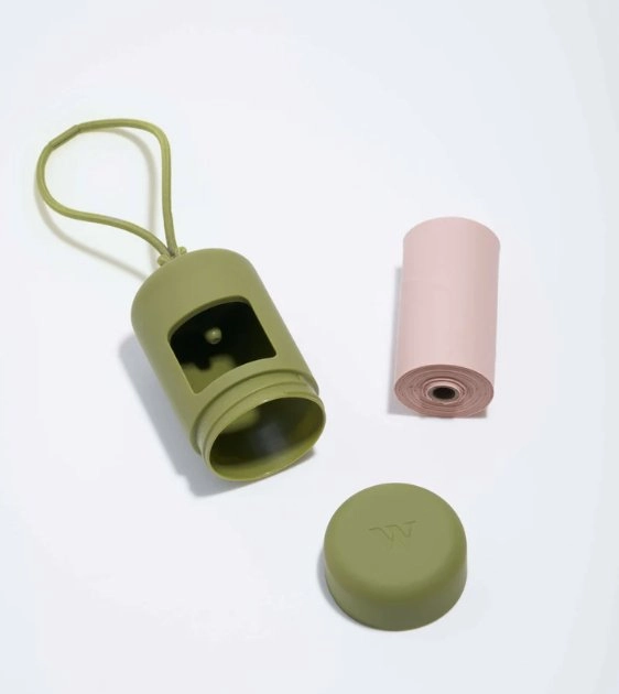 Wild One Poop Bag Carrier and Roll (Moss)