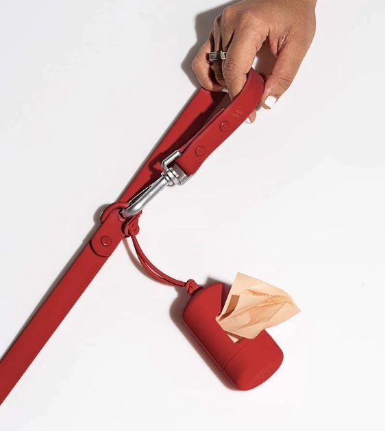 Wild One Poop Bag Carrier and Roll (Strawberry)