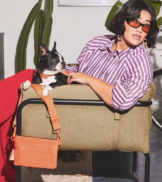 Wild One Recycled Knit Walking Treat Pouch (Limited Edition - Blaze)