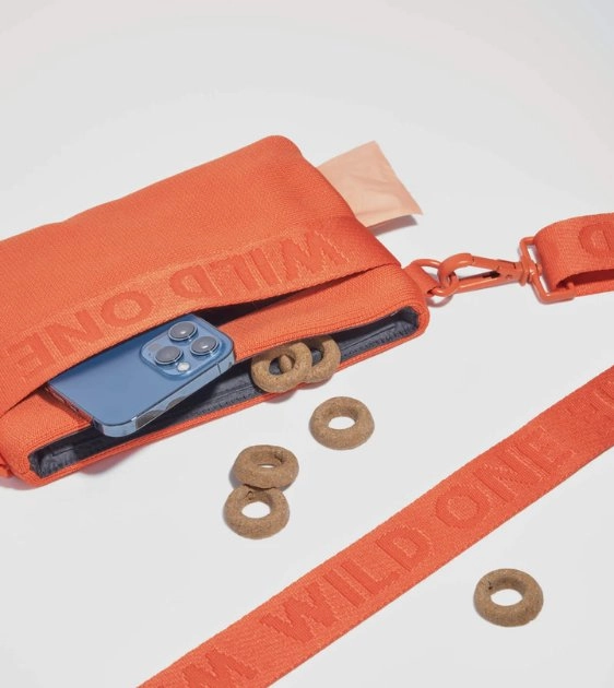 Wild One Recycled Knit Walking Treat Pouch (Limited Edition - Blaze)