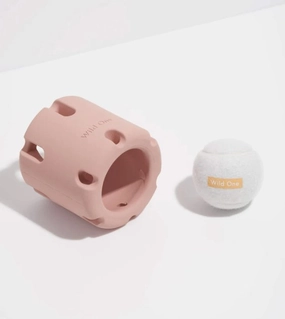 Wild One Tennis Tumble Dog Chew Toy (Blush) dog chews,dog bones