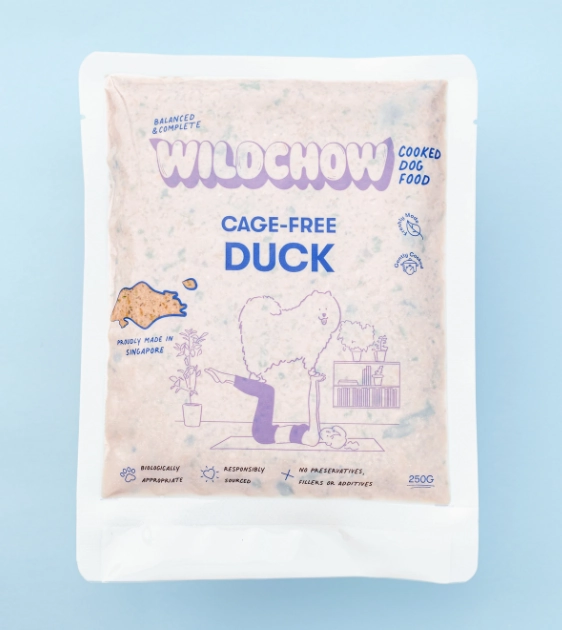 WildChow Cooked Dog Food (Duck) raw dog food,fresh pet meals