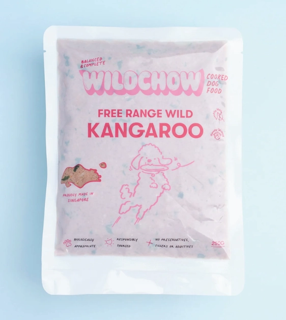 WildChow Cooked Dog Food (Kangaroo) raw dog food,fresh pet meals