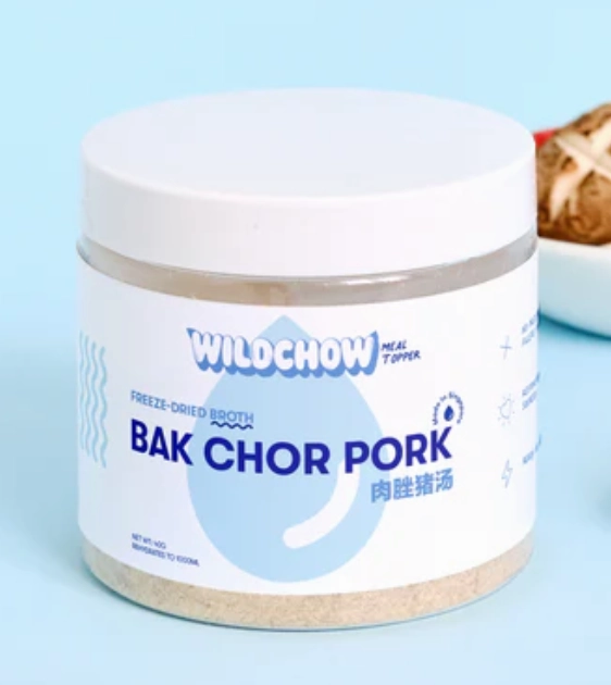 WildChow Freeze-Dried Bone Broth Powder (Bak Chor Pork) dog multipurpose item,all-in-one pet tool
