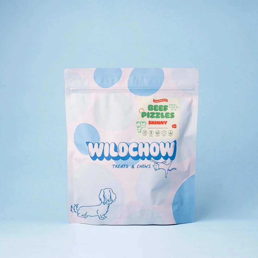 WildChow Freeze Dried Dog Chews (Beef Pizzle)