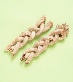 WildChow Freeze Dried Dog Chews (Lamb Pizzle Braid) dog chews,dog bones