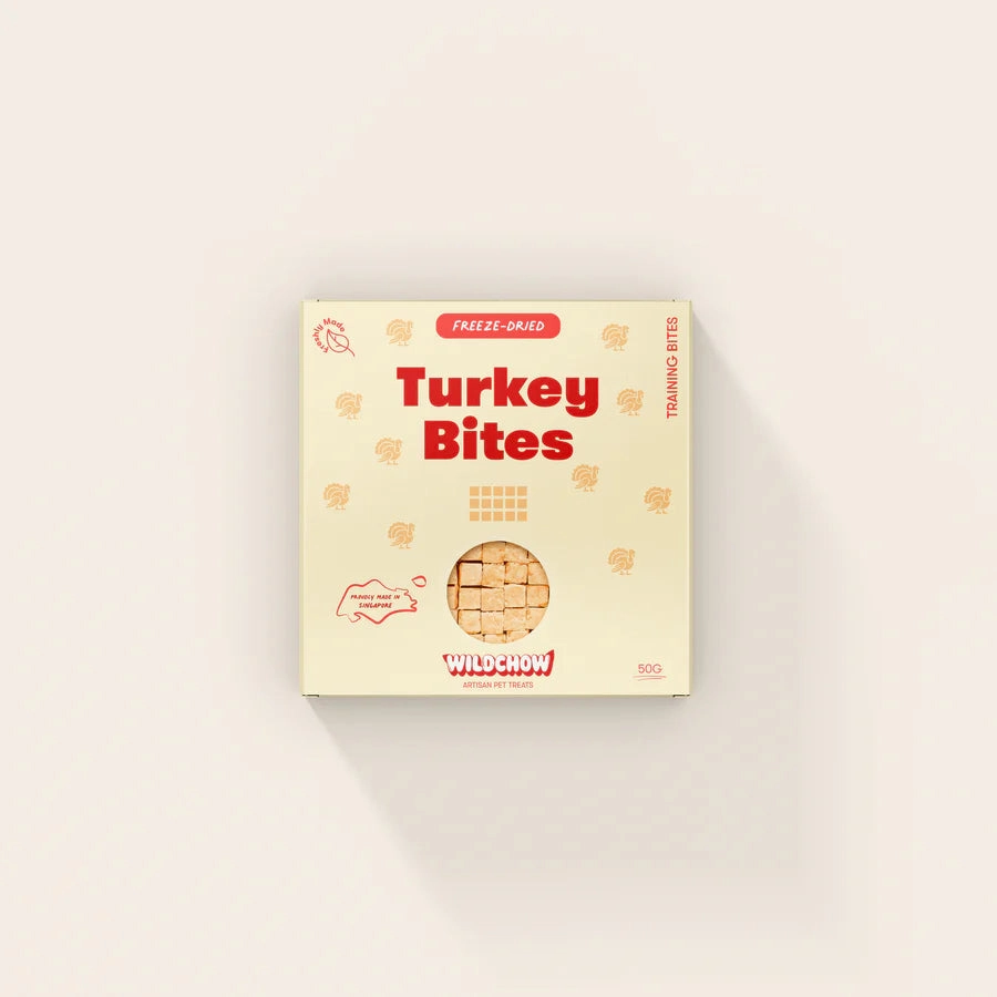 WildChow Freeze Dried Dog Treats (Turkey Training Bites)