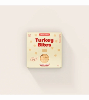 WildChow Freeze Dried Dog Treats (Turkey Training Bites) freeze-dried dog food,lightweight pet food