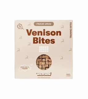 WildChow Freeze Dried Dog Treats (Venison Training Bites) freeze-dried dog food,lightweight pet food