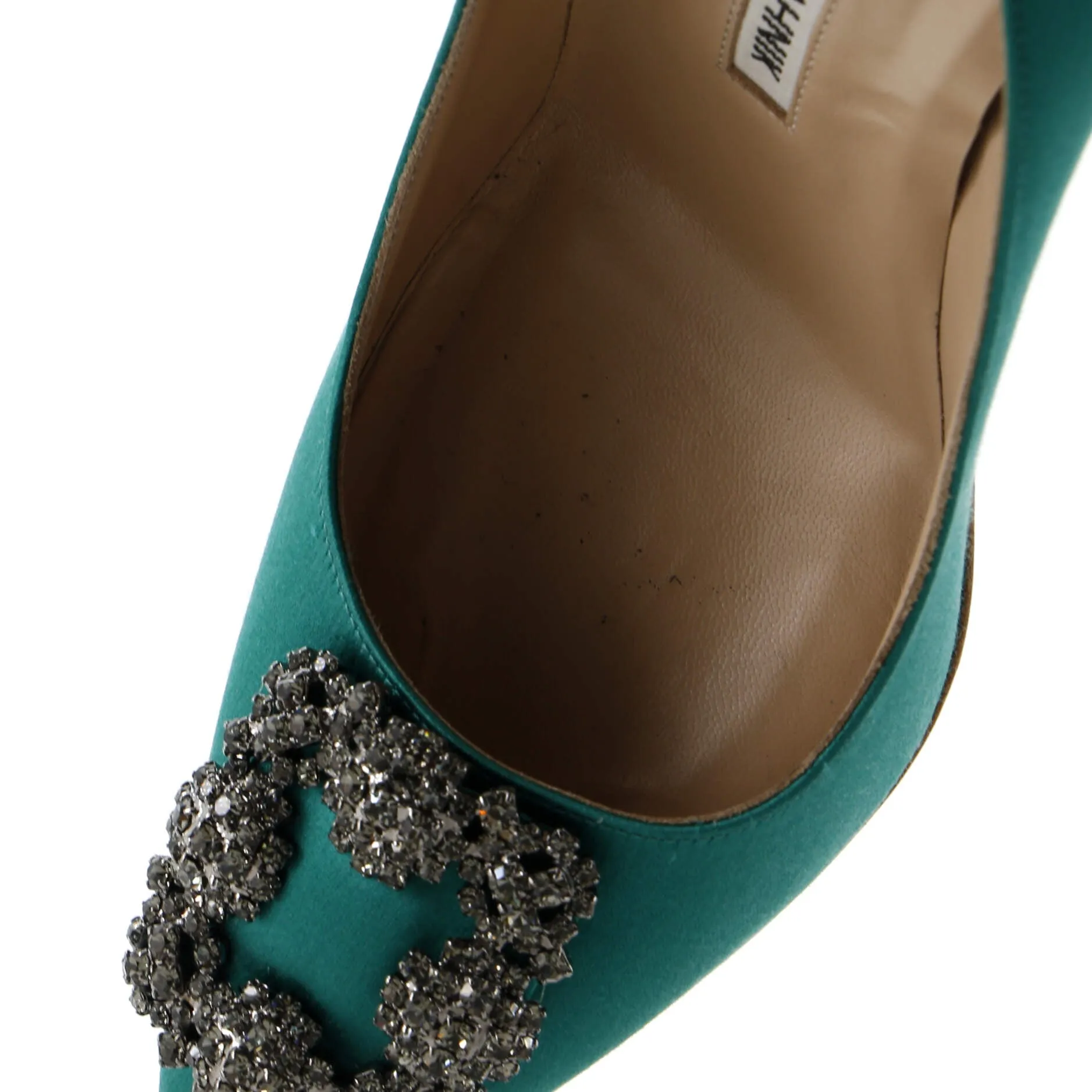 Women's Hangisi Pumps Satin 105 Shoes_Manolo-Blahnik