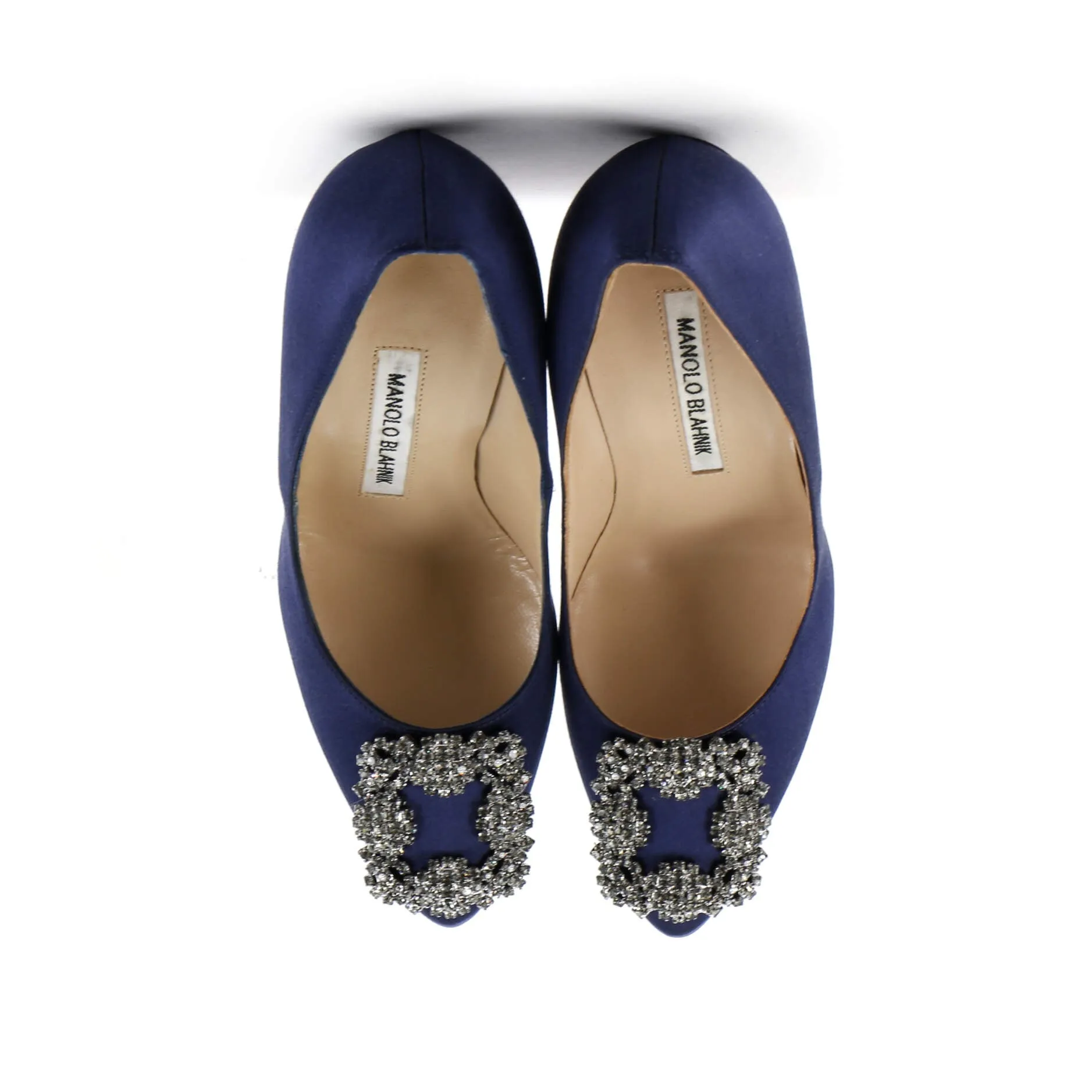 Women's Hangisi Pumps Satin 105 Shoes_Manolo-Blahnik