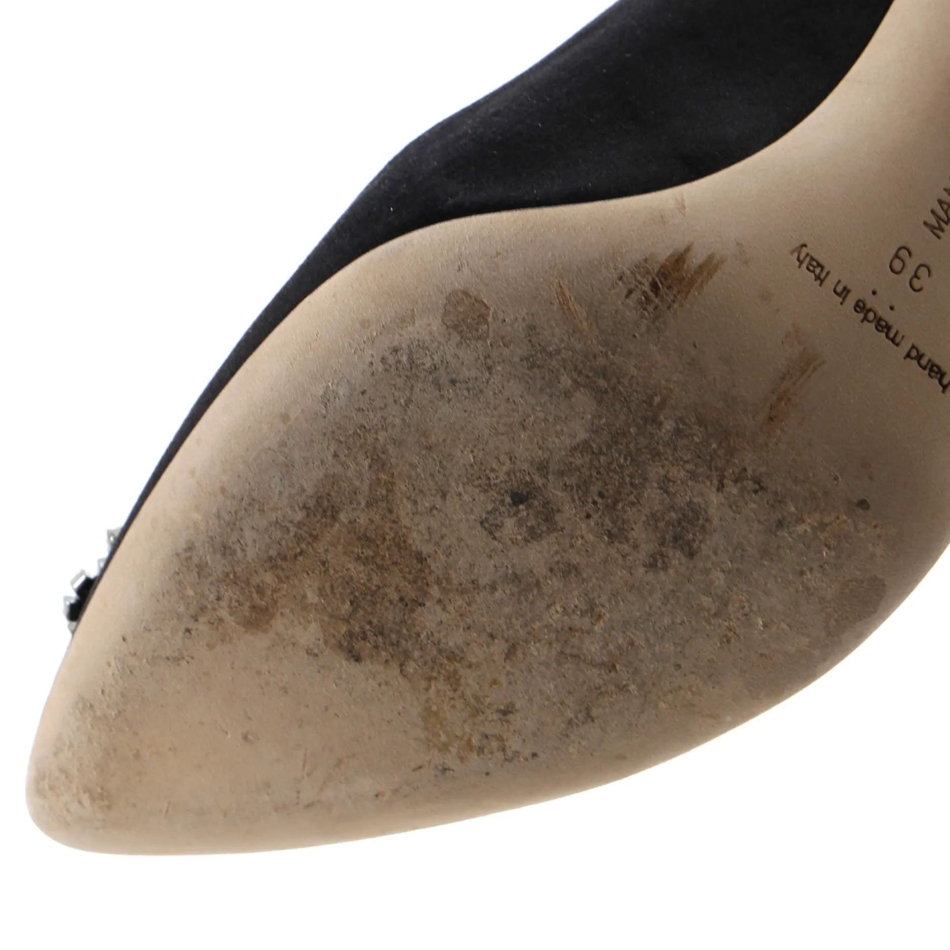 Women's Hangisi Pumps Satin 105 Shoes_Manolo-Blahnik