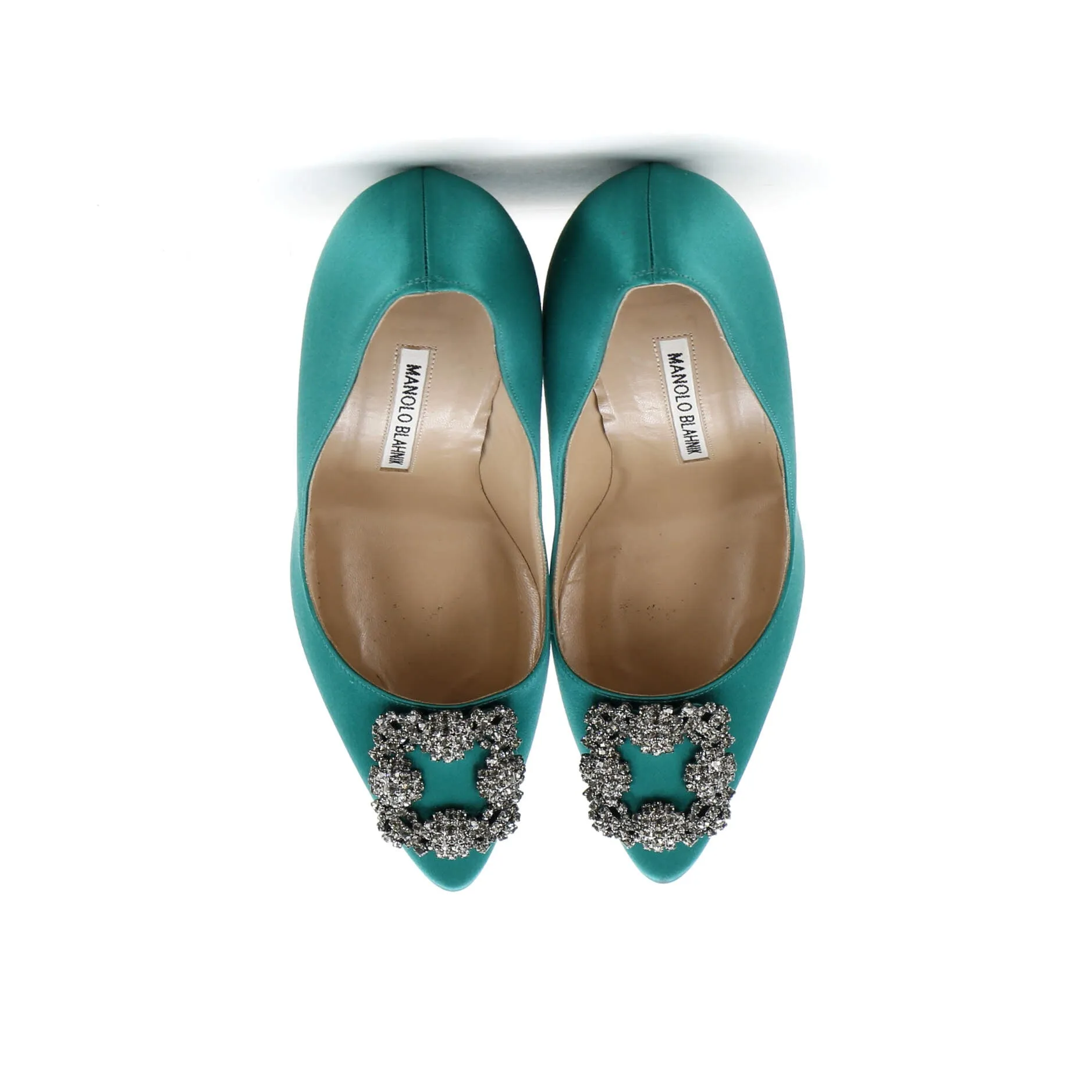 Women's Hangisi Pumps Satin 105 Shoes_Manolo-Blahnik