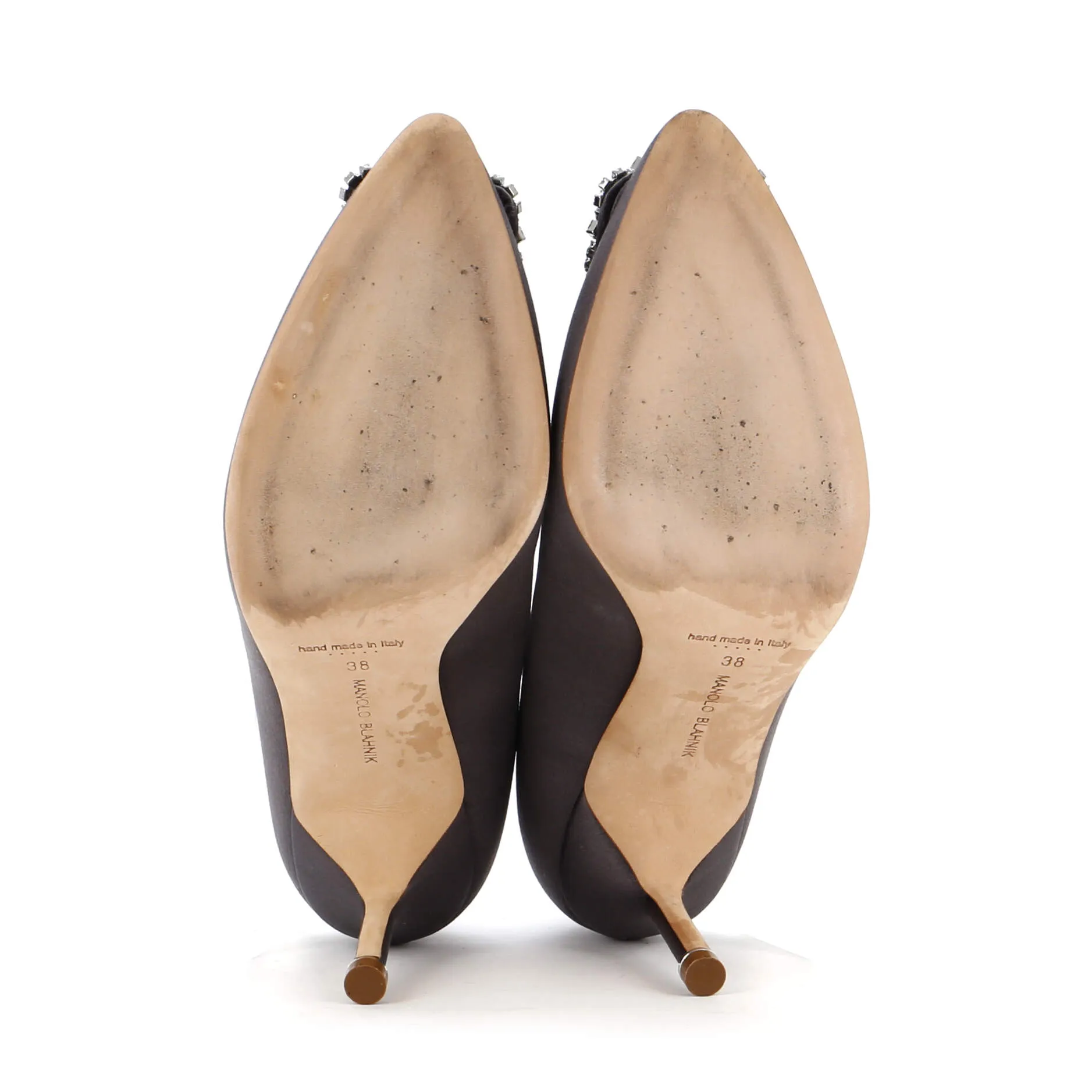 Women's Hangisi Pumps Satin 105 Shoes_Manolo-Blahnik