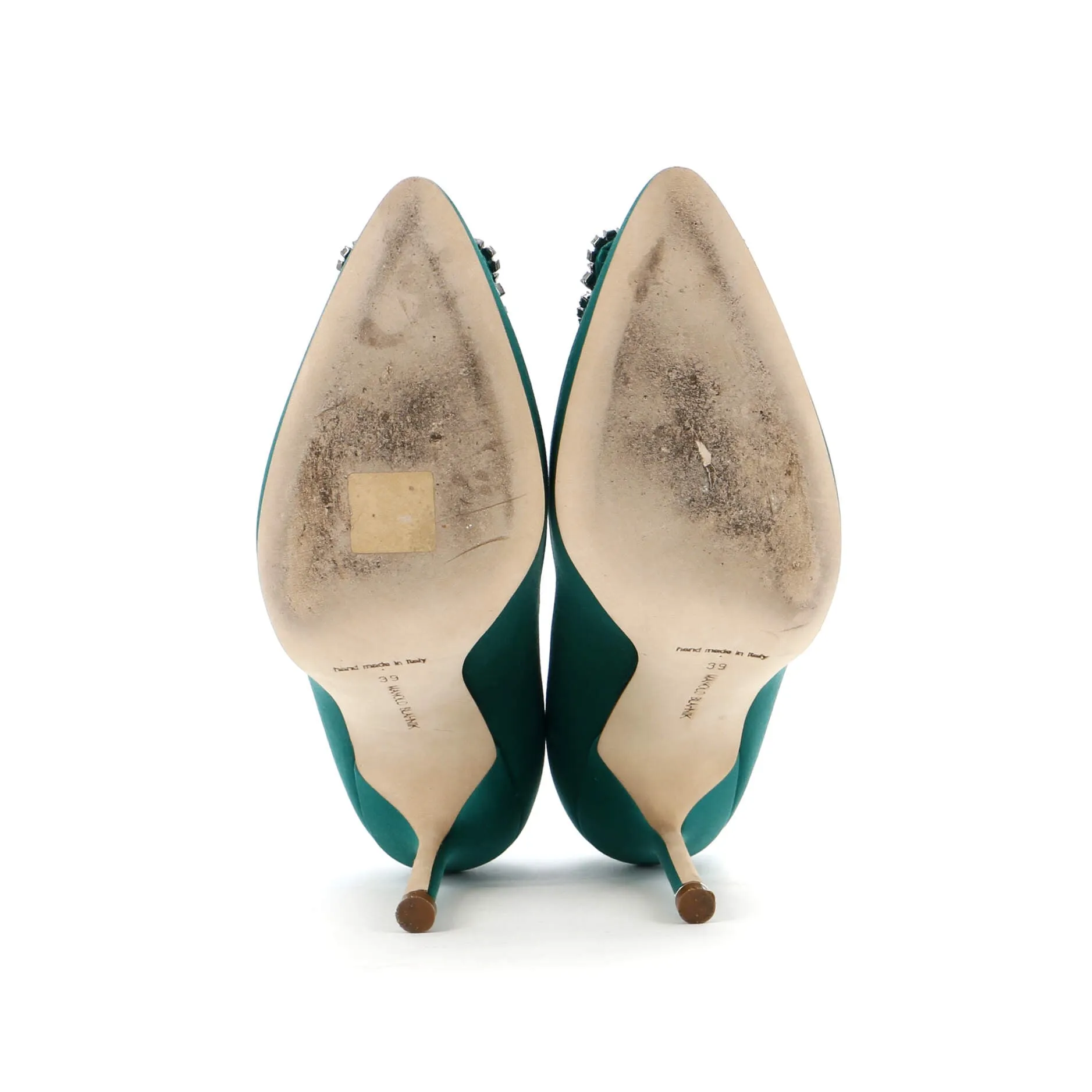 Women's Hangisi Pumps Satin 105 Shoes_Manolo-Blahnik
