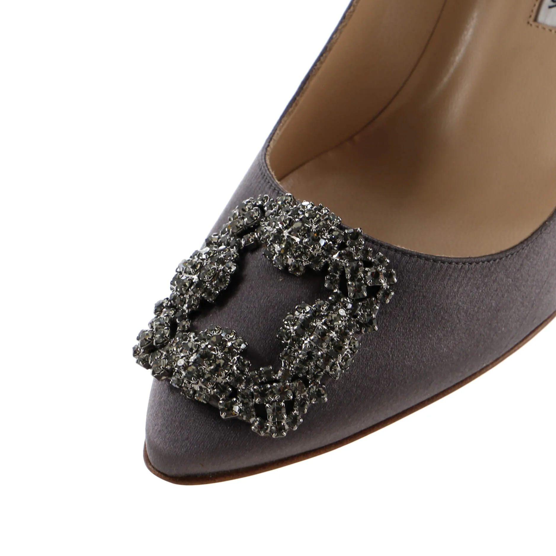 Women's Hangisi Pumps Satin 105 Shoes_Manolo-Blahnik