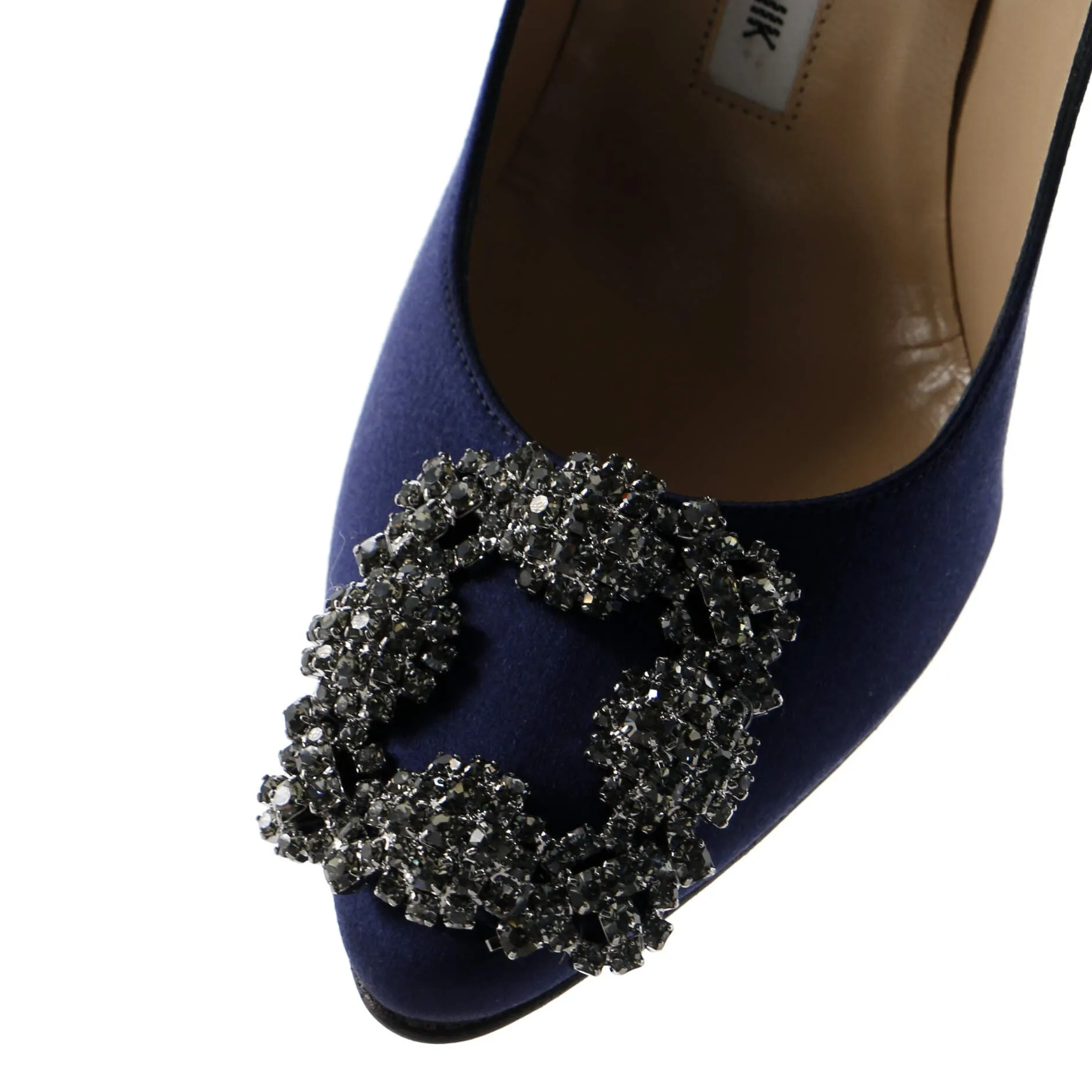 Women's Hangisi Pumps Satin 105 Shoes_Manolo-Blahnik