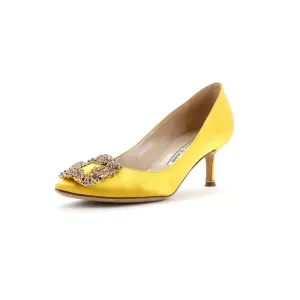 Women's Hangisi Pumps Satin 50 Shoes_Manolo-Blahnik