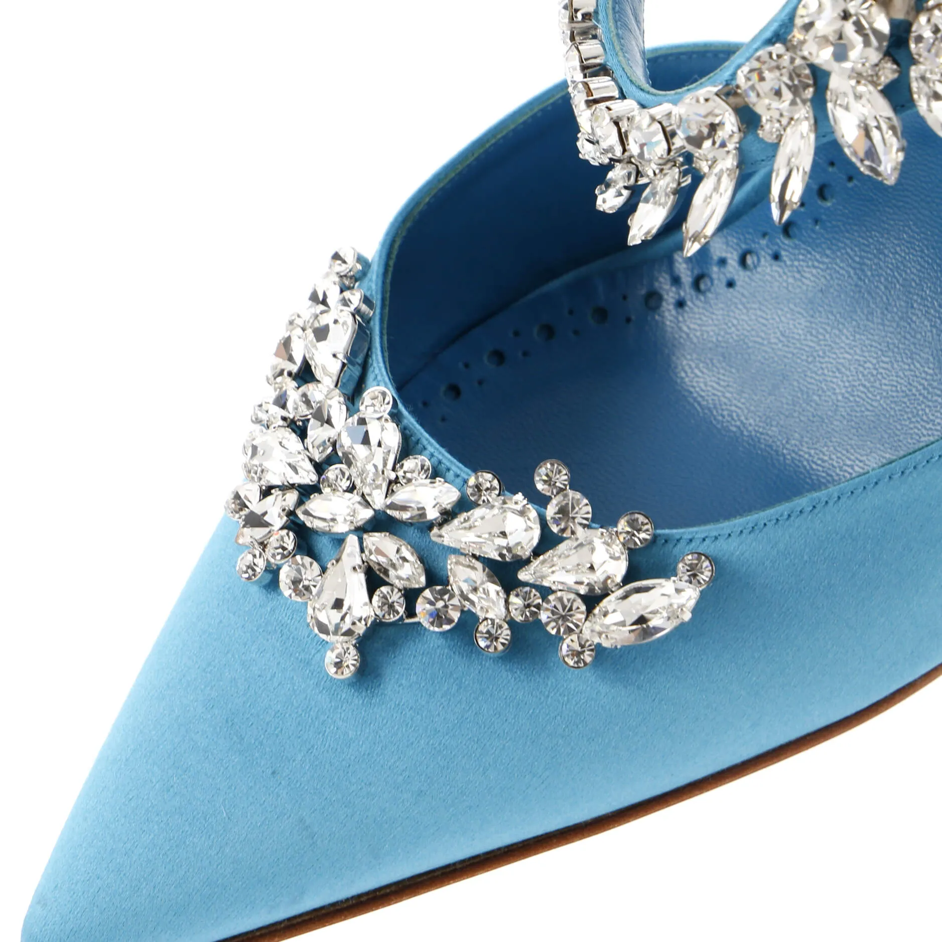 Women's Lurum Heeled Mules Satin 90 Shoes_Manolo-Blahnik