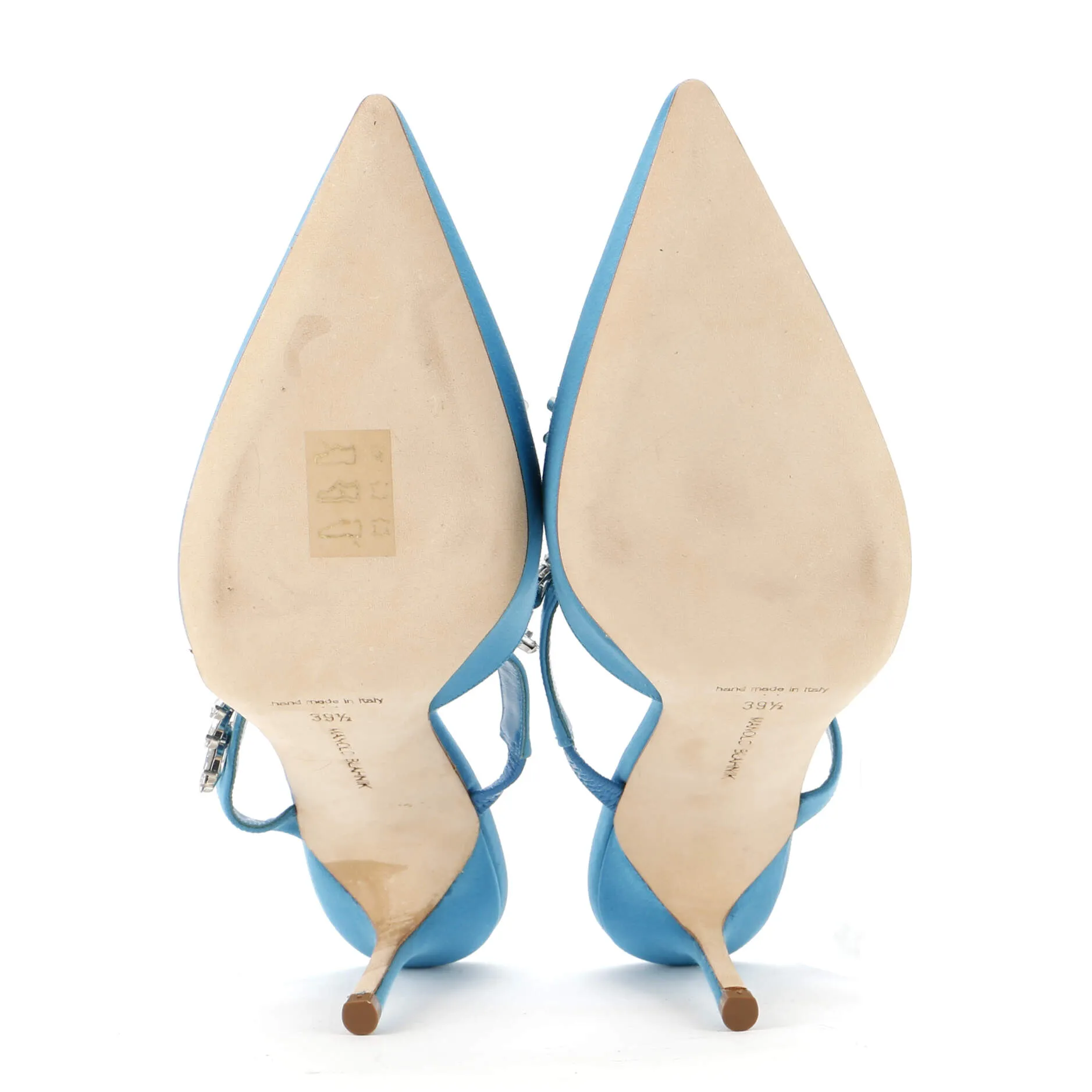 Women's Lurum Heeled Mules Satin 90 Shoes_Manolo-Blahnik