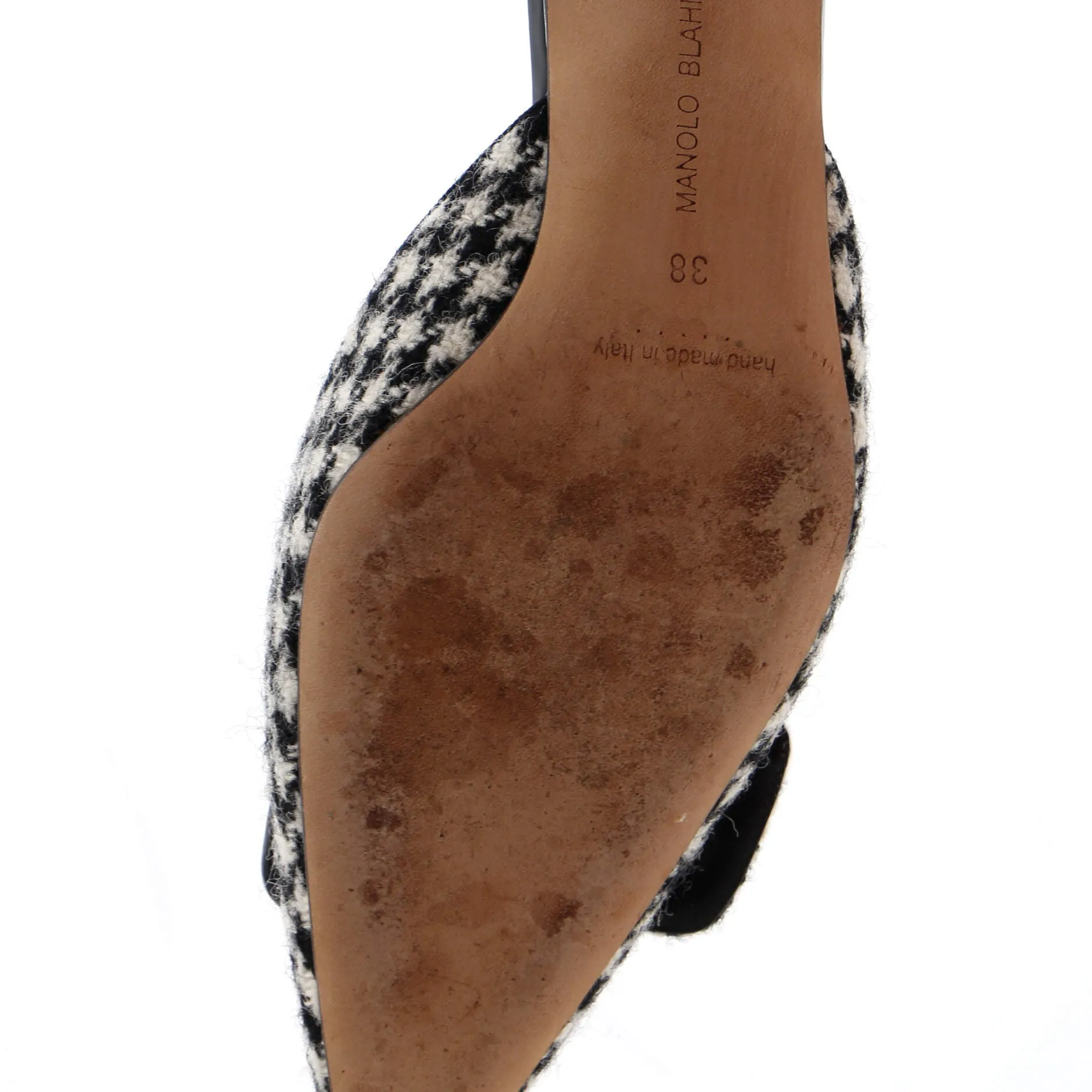 Women's Maysalebi Heeled Mules Printed Cotton 70 Shoes_Manolo-Blahnik