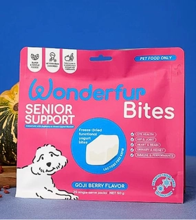 Wonderfur Bites Freeze Dried Kefir Dog Treats (Senior Support) dog oral care,pet dental