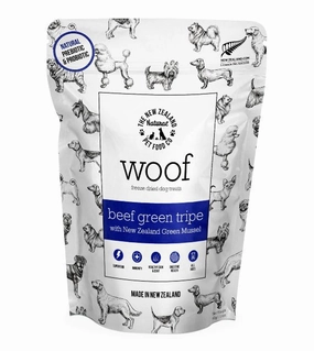 Woof Beef Green Tripe Freeze Dried Dog Treats freeze-dried dog food,lightweight pet food