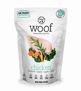 Woof Freeze Dried Raw Chicken Dog Food freeze-dried dog food,lightweight pet food