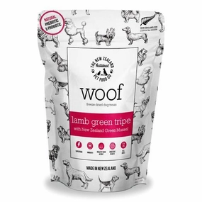 Woof Lamb Green Tripe Freeze Dried Dog Treats freeze-dried dog food,lightweight pet food