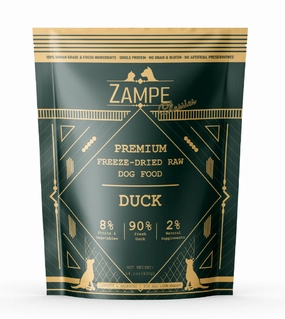 Zampe Freeze Dried Raw Duck Slider Dog Food freeze-dried dog food,lightweight pet food