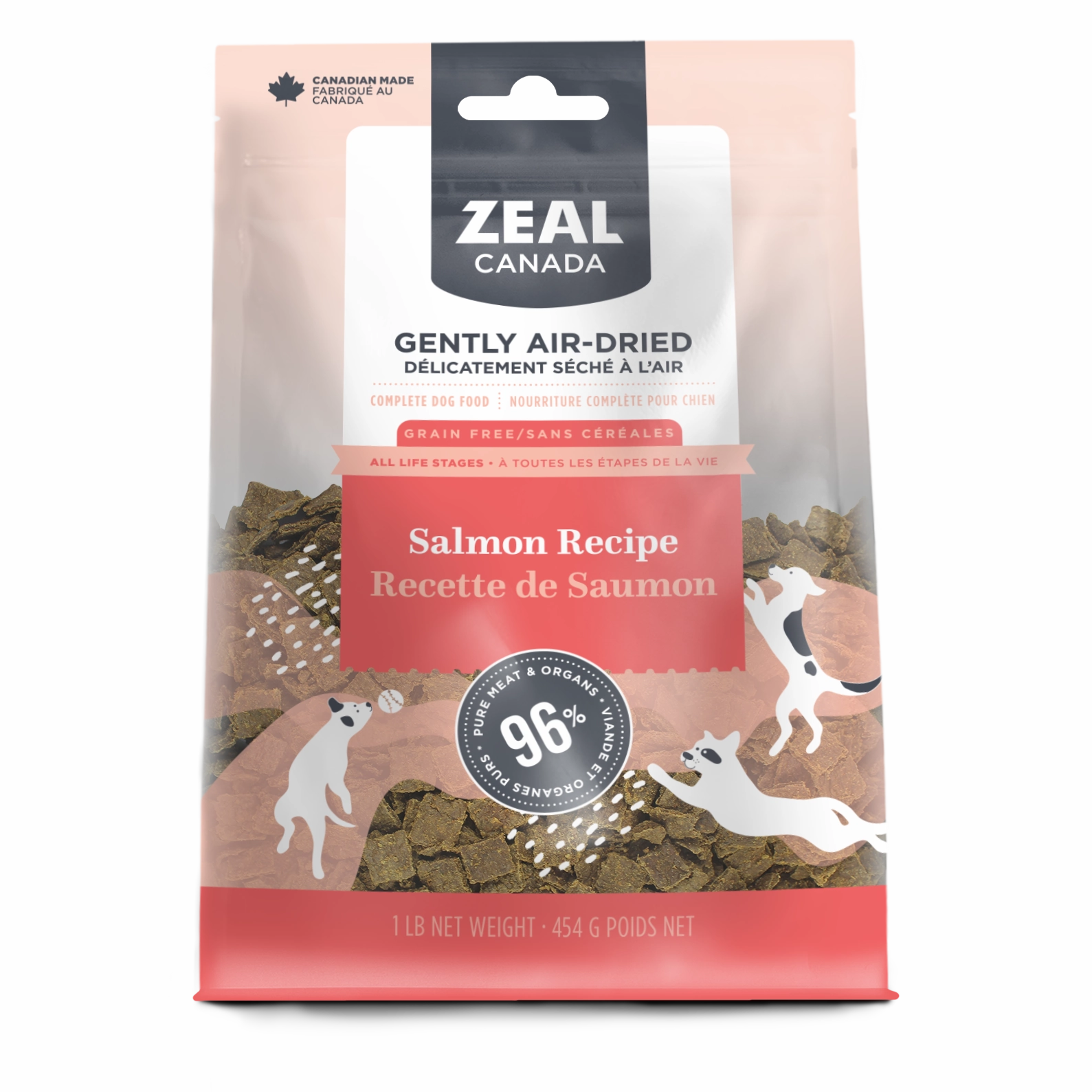 Zeal Canada Gently Air-Dried Dry Dog Food (Salmon Recipe)