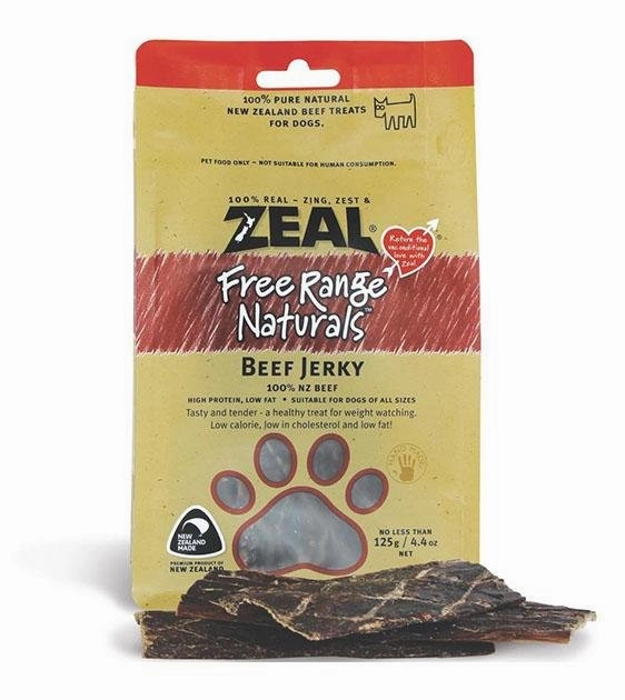 Zeal Free Range Air Dried Dog Treats (Beef Fillet) air-dried dog food,dehydrated dog food