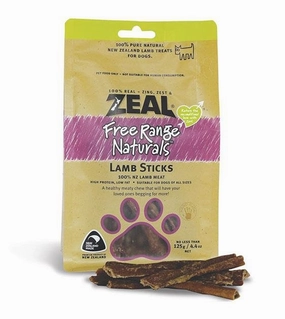 Zeal Free Range Air Dried Dog Treats (Lamb Sticks) air-dried dog food,dehydrated dog food