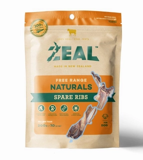 Zeal Free Range Air Dried Dog Treats (Veal Spare Ribs) air-dried dog food,dehydrated dog food