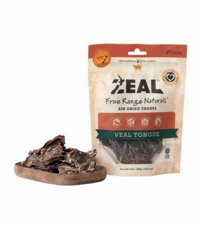 Zeal Free Range Air Dried Dog Treats (Veal Tongue) dog chews,dog bones