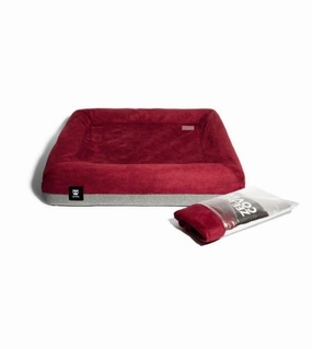 Zee.Dog Bed Cover (Burgundy) dog bed,pet blanket