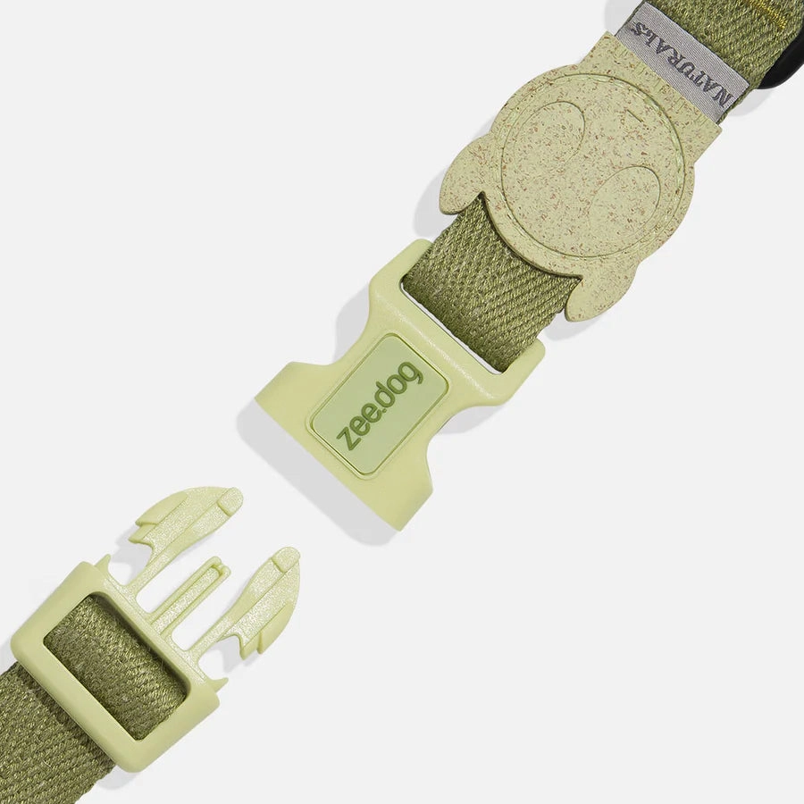 Zee.Dog Naturals Collection Dog Collar (Moss)