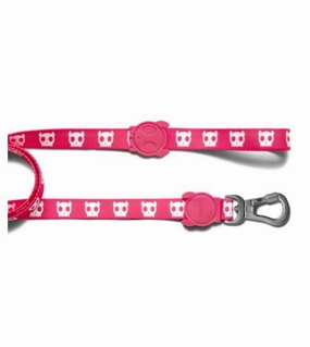 Zee.Dog Pink Skull Dog Leash dog joint care,hip support
