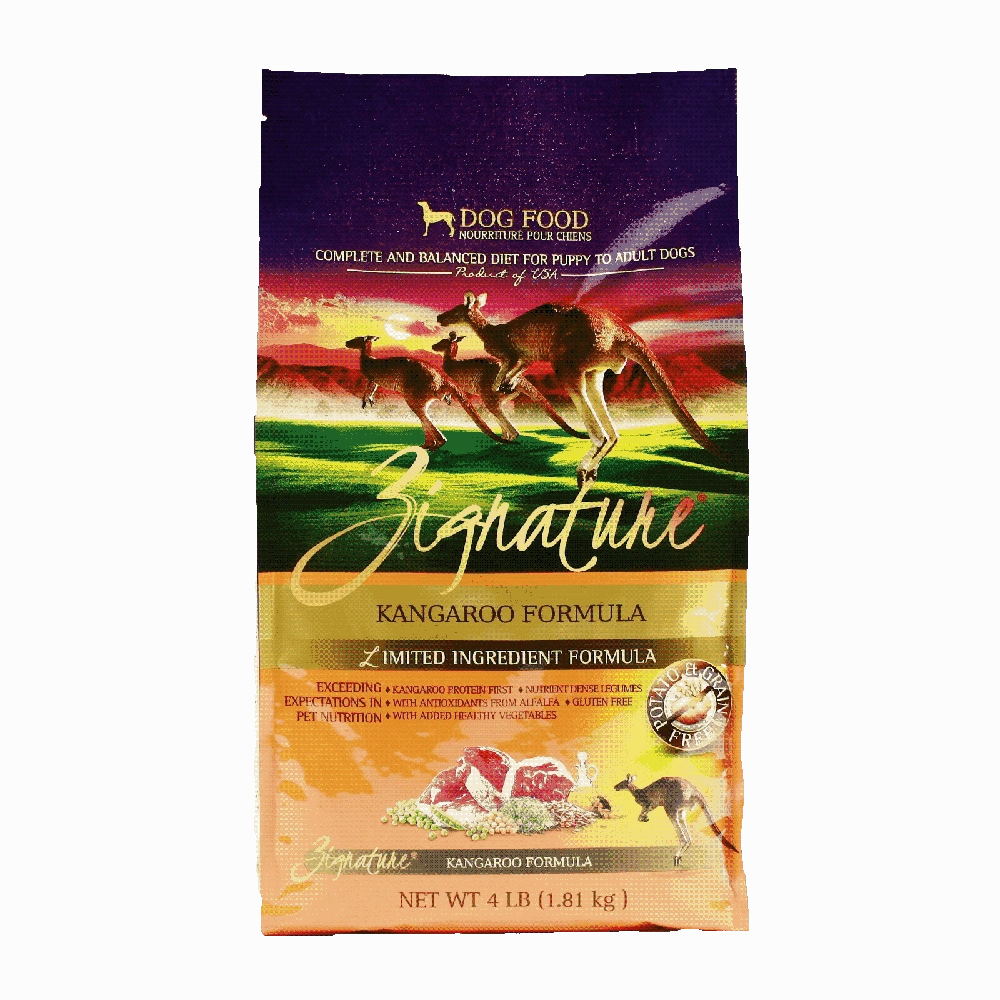 Zignature Dog Kangaroo Formula 4lb