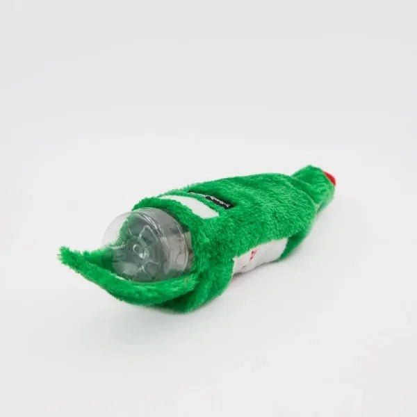 ZippyPaws Happy Hour Crusherz Christmas Holiday Dog Toy (Reindeer Beer)
