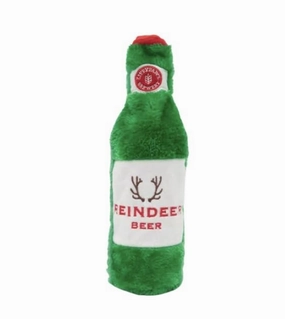 ZippyPaws Happy Hour Crusherz Christmas Holiday Dog Toy (Reindeer Beer) wet dog food,moist dog food
